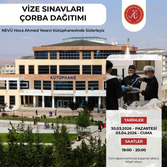 Vize Sınavları Nedeniyle Çorba Dağıtımı